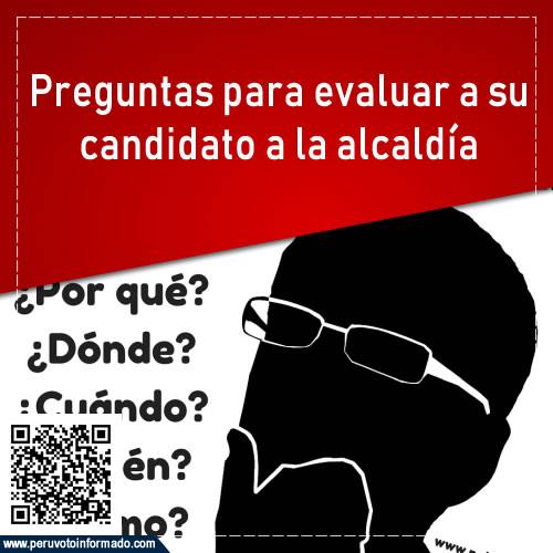 Preguntas para evaluar a su candidato a la alcaldía